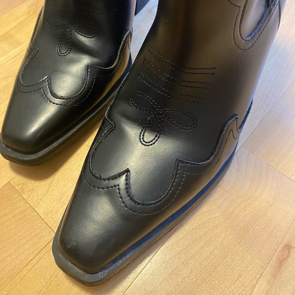 Black western boots size 9 NWOT🦋 coastal cowgirl - Picture 6 of 8